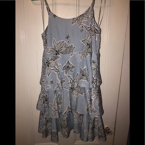 CeCe California Floral Tiered Dress